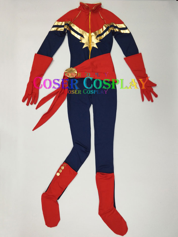 2020 Captain Marvel Carol Danvers Sexy Halloween Costumes For Women